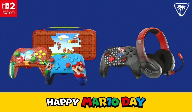 Turtle Beach анонсувала контролер та гарнітуру в стилі Маріо для Switch та Switch 2
