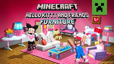 Доповнення Hello Kitty and Friends Furniture вже доступне в Minecraft