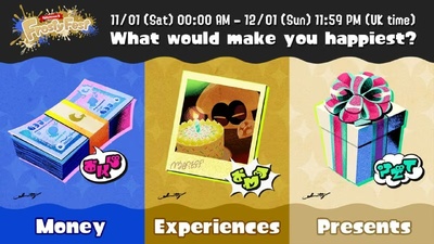 Новий Splatfest у Splatoon 3 відбудеться 11–12 січня
