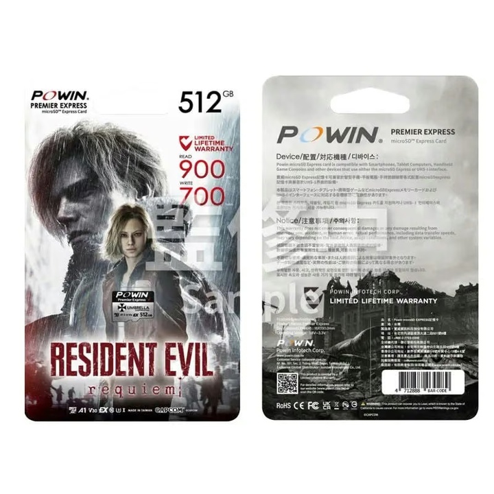 Play Asia анонсувала microSD у стилі Resident Evil Requiem