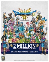 Dragon Quest III HD-2D Remake: продано понад 2 млн копій