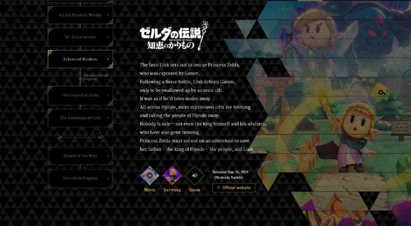 Echoes of Wisdom отримала офіційне місце в таймлайні The Legend of Zelda