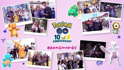 Pokémon GO святкує 10-річчя: розіграш поїздок на Pokémon GO Fest 2026