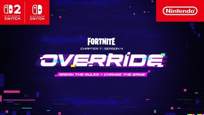Fortnite отримав сезон Chapter 7 Season 4: Override на Nintendo Switch та Switch 2