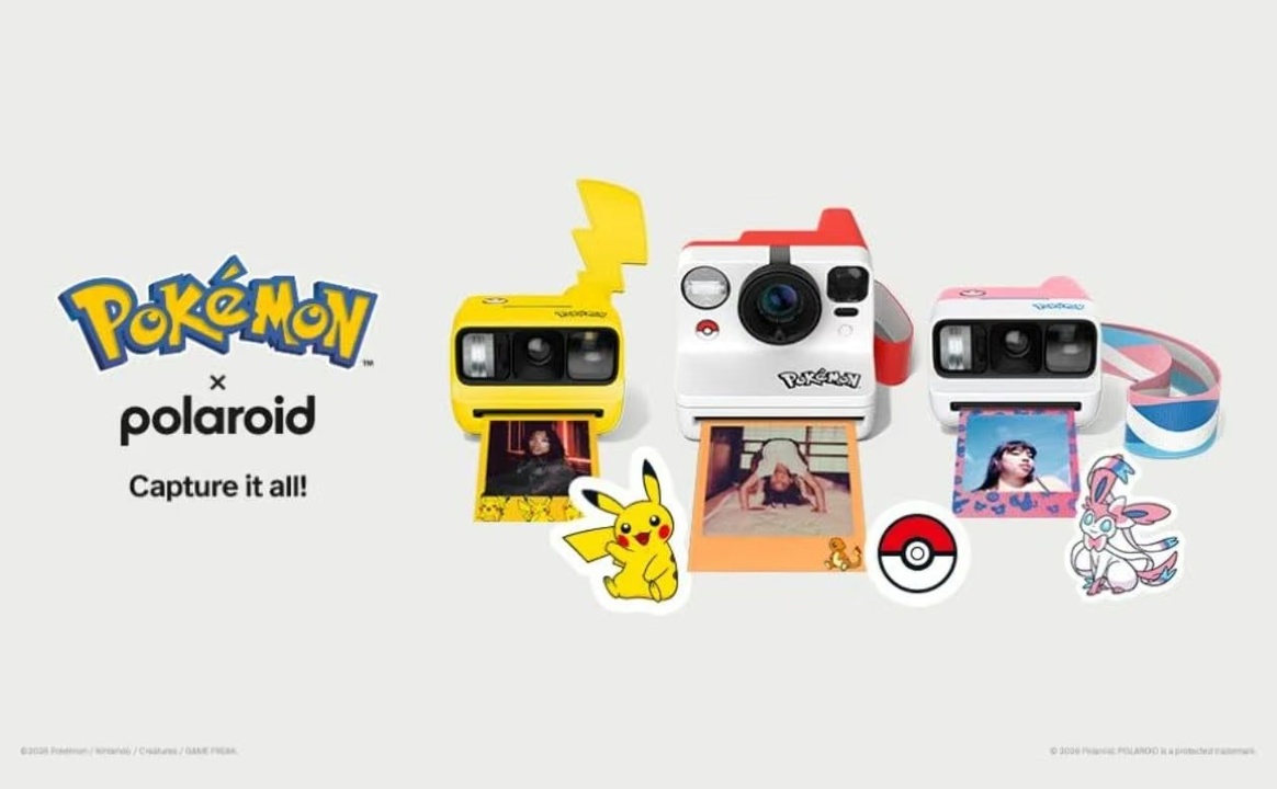 Pokémon and Polaroid Present Joint Polaroid Go Gen 3 Camera Collection