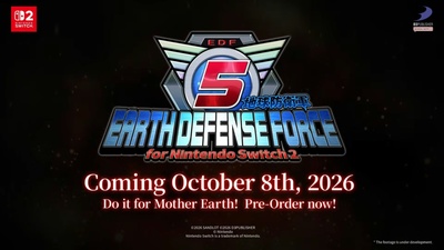 Earth Defense Force 5 отримала новий трейлер для Nintendo Switch 2