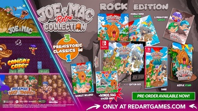 Joe & Mac Retro Collection вийде на Switch та Switch 2 уже в жовтні