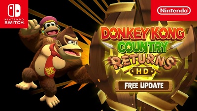 Безкоштовне оновлення Donkey Kong Country Returns HD для Switch та Switch 2