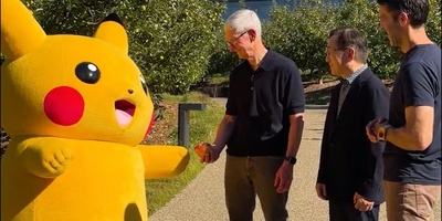 Тім Кук зустрівся з командою Pokémon у штаб-квартирі Apple Park