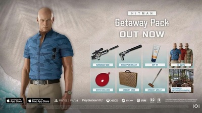 Для HITMAN World of Assassination вийшов набір Getaway Pack