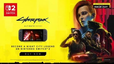 CD Projekt Red дуже задоволена продажами Cyberpunk 2077 на Nintendo Switch 2
