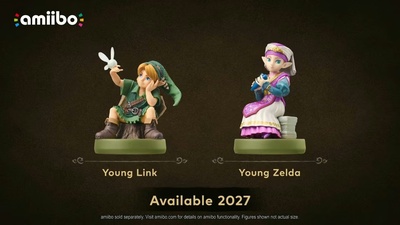 Анонсовано amiibo Юного Лінка та Юної Зельди для рімейку Zelda: Ocarina of Time
