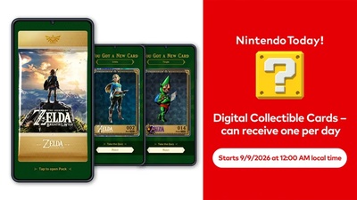 Цифрові картки The Legend of Zelda з'являться у застосунку Nintendo Today!