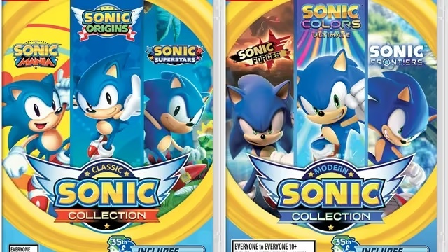 SEGA анонсувала Classic Sonic Collection та Modern Sonic Collection для Nintendo Switch