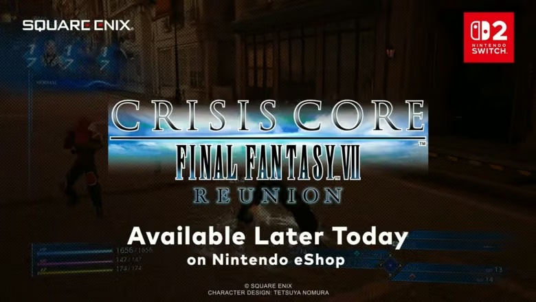 Crisis Core –Final Fantasy VII– Reunion виходить на Nintendo Switch 2 вже сьогодні