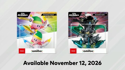 Release date announced for new Kirby Air Riders amiibo — they will be the last