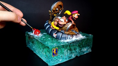 Фанат створив вражаючу діораму за мотивами Donkey Kong Country 3