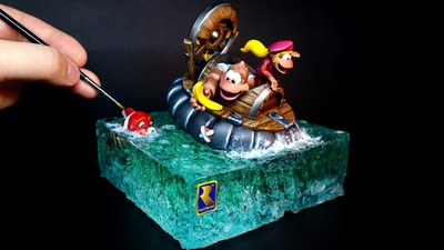 Фанат створив вражаючу діораму за мотивами Donkey Kong Country 3