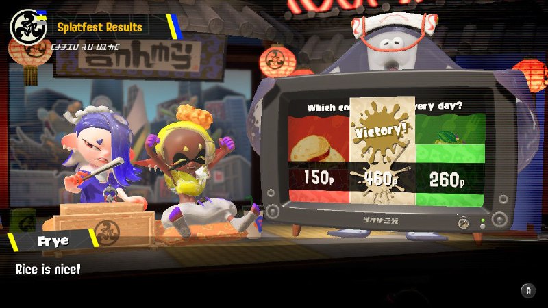 Результати Splatfest у Splatoon 3: перемогла команда рису