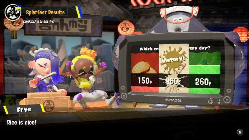 Результати Splatfest у Splatoon 3: перемогла команда рису