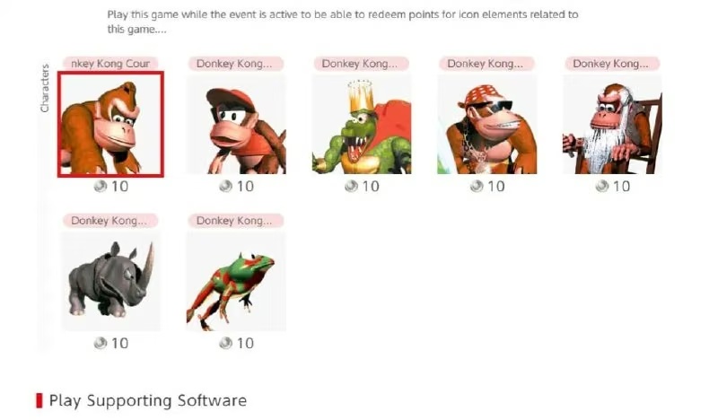 Нові іконки Donkey Kong Country в Nintendo Switch Online