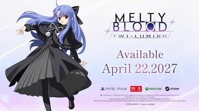 MELTY BLOOD: TWI-LUMINA will be released on Switch and Switch 2 in April 2027
