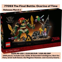 У мережу потрапили світлини нового набору LEGO The Legend of Zelda