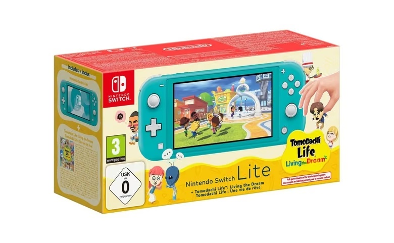 Nintendo випустить європейський бандл Switch Lite з Tomodachi Life: Living the Dream