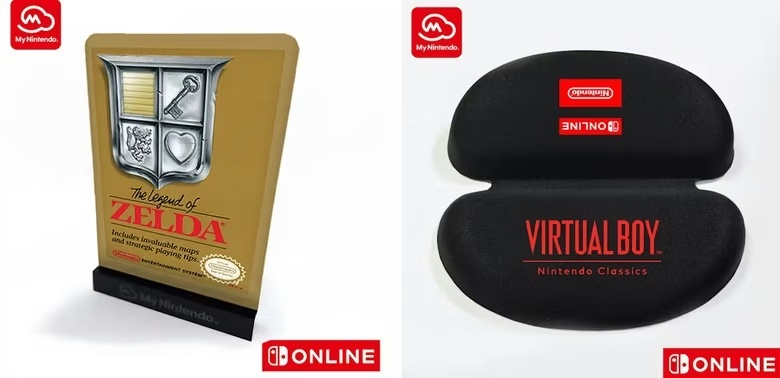My Nintendo додає металевий дисплей Zelda та футляр Virtual Boy для передплатників Switch Online