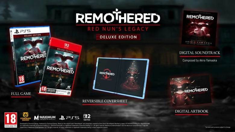Remothered: Red Nun's Legacy отримає фізичне видання для Switch 2 у грудні