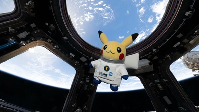 Пікачу провів 67 днів у космосі в межах колаборації Pokémon та ESA