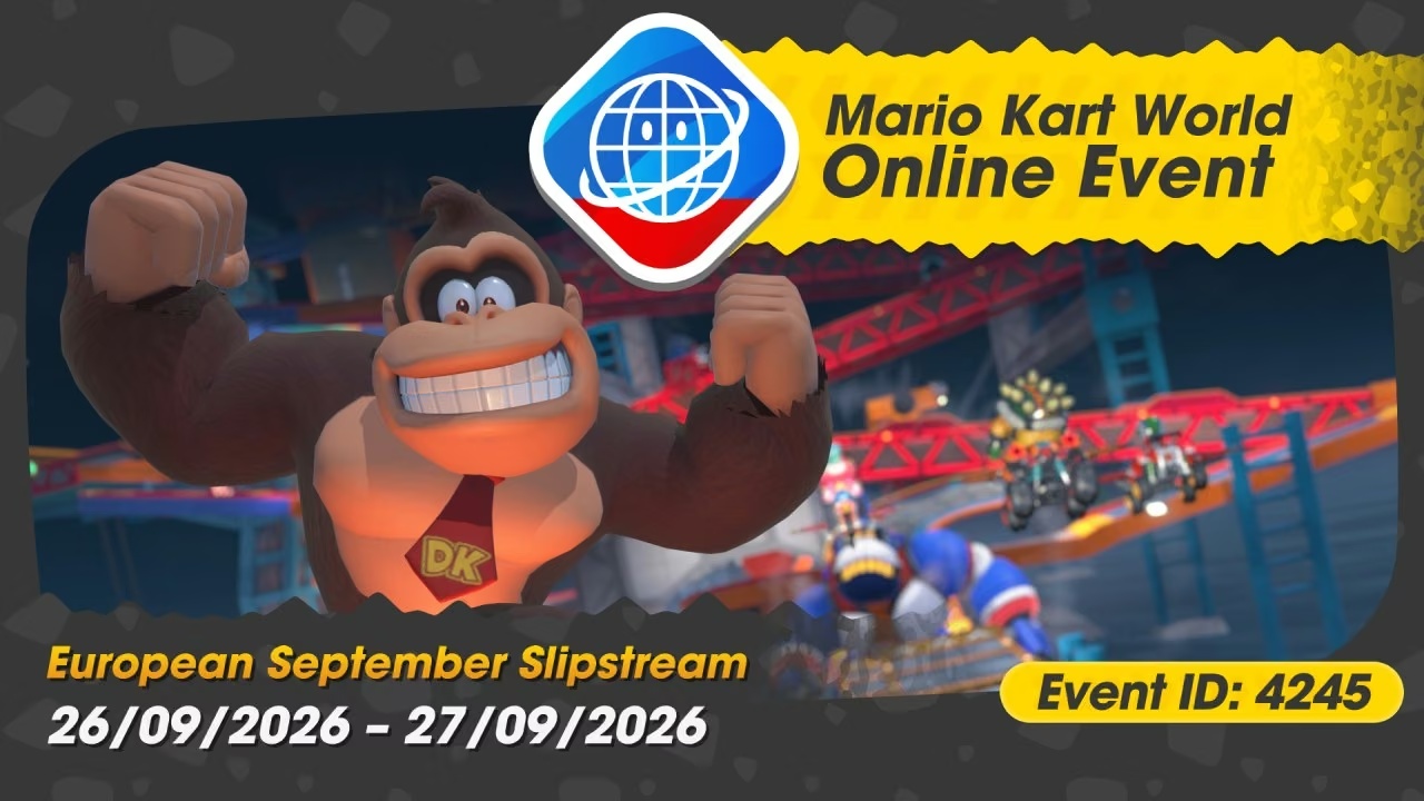 Mario Kart World: New European Online Tournament European September Slipstream Announced