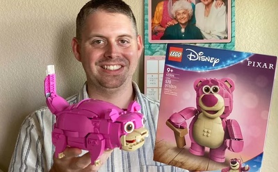 LEGO fan masterfully turns Lotso bear set into Slowpoke