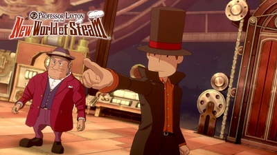 Gameplay of the Professor Layton and the New World of Steam Demo from TGS 2026