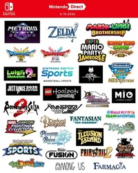 Nintendo опублікувала інфографіку з усіма іграми останнього Direct