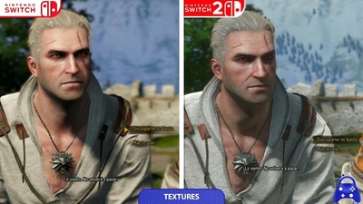 The Witcher 3 Graphics Comparison: Nintendo Switch 2 vs. Switch 1