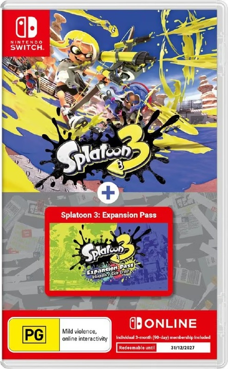 Splatoon 3 отримає фізичне видання з DLC та підпискою NSO
