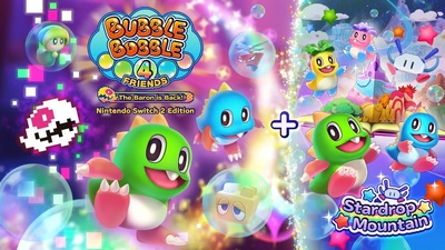 Bubble Bobble 4 Friends announced for Switch 2 alongside the Stardrop Mountain expansion