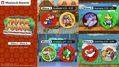Нові іконки Paper Mario: The Thousand-Year Door для підписників NSO