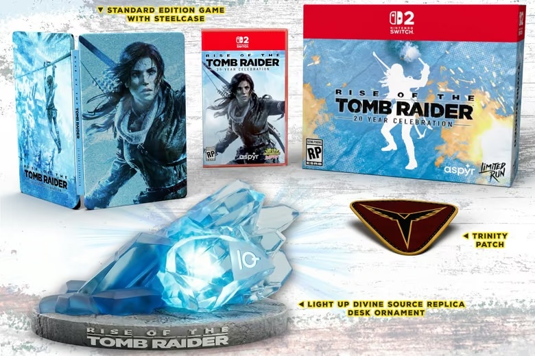 Rise of the Tomb Raider: 20 Year Collection to Be Released on Cartridges for Switch 2