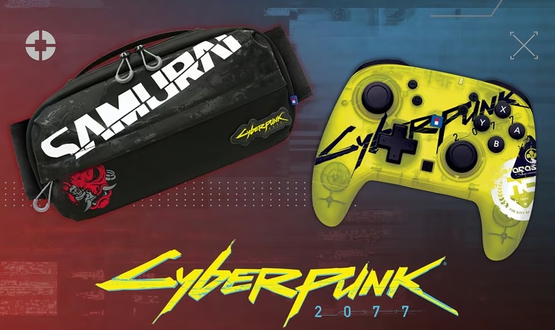 HORI Releases Cyberpunk 2077-Themed Accessories for Switch 2