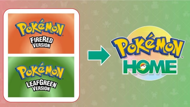 Pokémon HOME updated to version 4.1.0: added support for Pokémon FireRed and LeafGreen