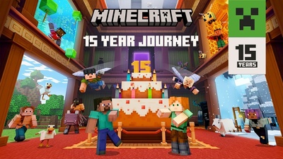 Minecraft святкує 15-річчя: отримайте безкоштовну святкову мапу