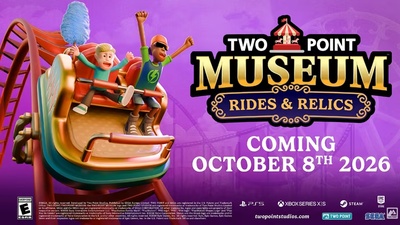 The "Ride & Relics" expansion featuring roller coasters has been released for Two Point Museum