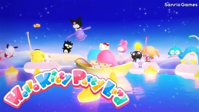 HELLO KITTY PARTY LAND gameplay trailer showcases a world of minigames for Switch and Switch 2