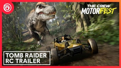 The Crew Motorfest on Switch 2: New DLC Trailer Featuring Lara Croft and Dinosaurs