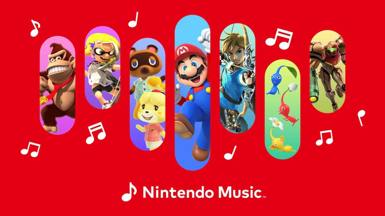Повний список саундтреків у додатку Nintendo Music