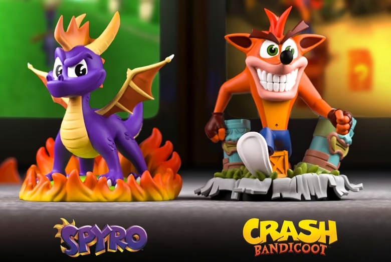 Youtooz Announced Retro Crash Bandicoot and Spyro Figures