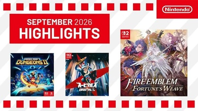 Nintendo показала головні релізи eShop за вересень 2026 року в новому відео