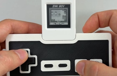 Інженер створив крихітний Game Boy з E-ink екраном, здатний працювати при 30 fps